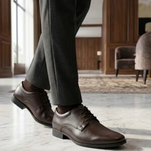 Calzado de cuero Lv2615-2571, color Marrón, talle 37