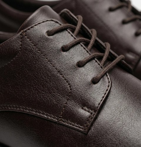 Zapato De Vestir Social Hombre Cuero Mocasín Lavitto Marrón 38 - Imagen 2