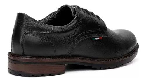 Zapato Masculino De Vestir Oxford Acordonado Cuero Legitimo - Imagen 3