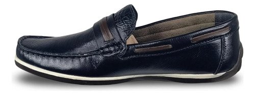 Mocasín Clásico Hombre Cuero Auténtico - Imagen 3