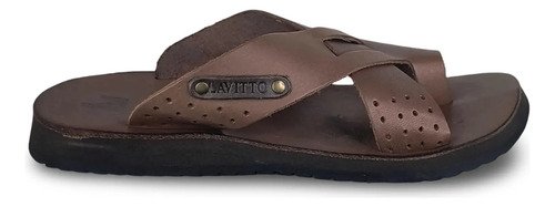 Chinelas Cuero Sandalias De Hombre Lavitto