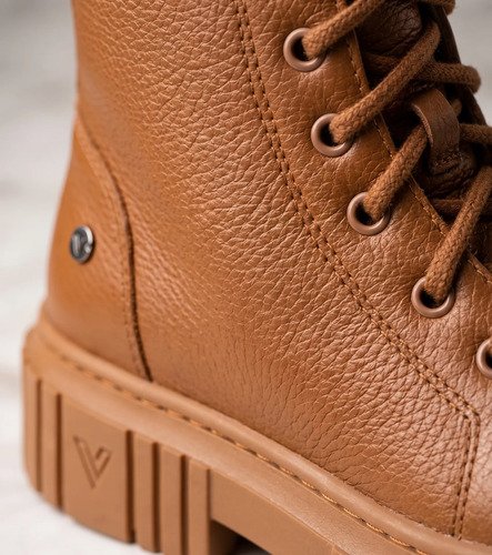 Bota Borcego De Cuero Para Dama Mujer Lavitto - Imagen 5
