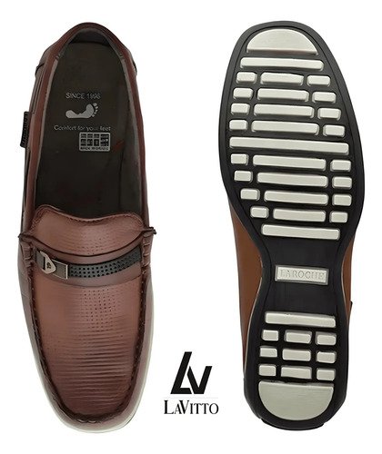 Zapato Mocasín Casual Formal Hombre Lavitto - Imagen 5