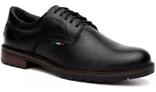 Zapato Masculino De Vestir Oxford Acordonado Cuero Legitimo