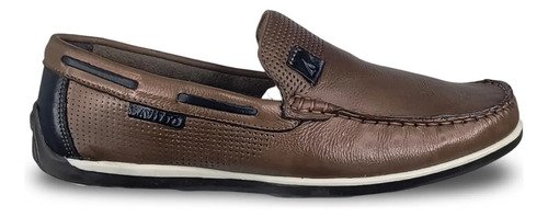 Mocasín De Cuero Casual Masculino Lavitto - Imagen 4
