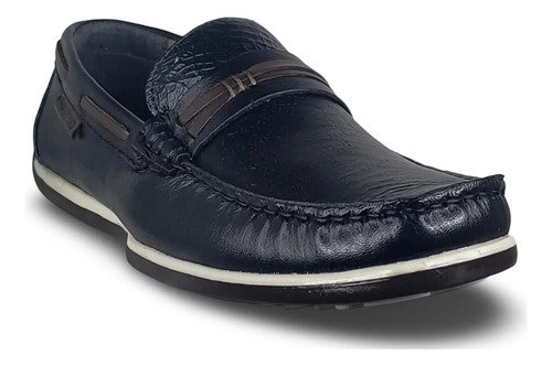 Mocasín Clásico Hombre Cuero Auténtico - Imagen 5