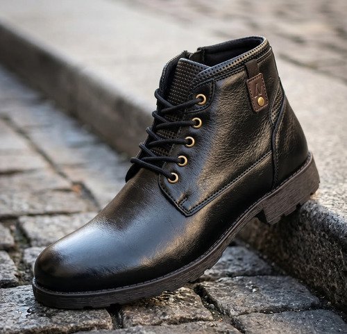 Botas Borcegos De Hombre De Vestir Cuero Lavitto - Imagen 2