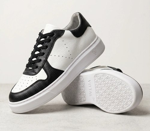 Zapatillas De Mujer Casuales En Cuero Autentico Lavitto - Imagen 2