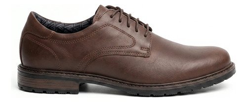 Zapato Masculino De Vestir Marron Y Negro En Cuero Legitimo