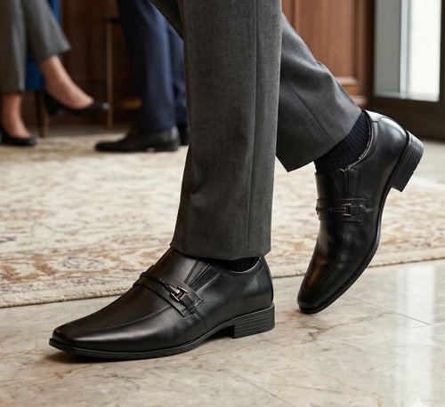 Mocasín Zapato De Vestir Cuero Hombre Oxford Lavitto - Imagen 4
