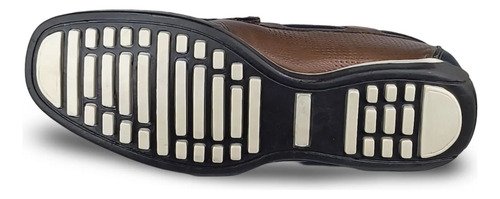 Mocasín De Cuero Casual Masculino Lavitto - Imagen 5
