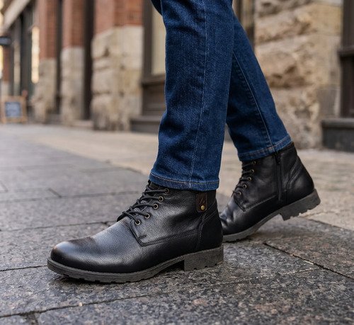 Botas Borcegos De Hombre De Vestir Cuero Lavitto - Imagen 5